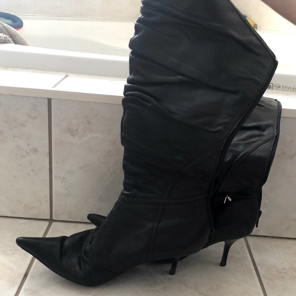 Black aldo heeled boots - Picture 2 of 6